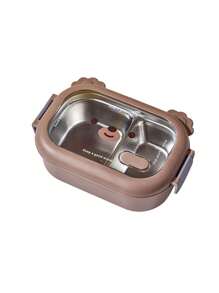 حاوية طعام مقسمة من الصلب المقاوم للصدأ، صندوق بنتو لالمدرسة، حاوية طعام محمولة ومعزولة قابلة للتسخين، منظم مطبخ، لوازم مدرسية