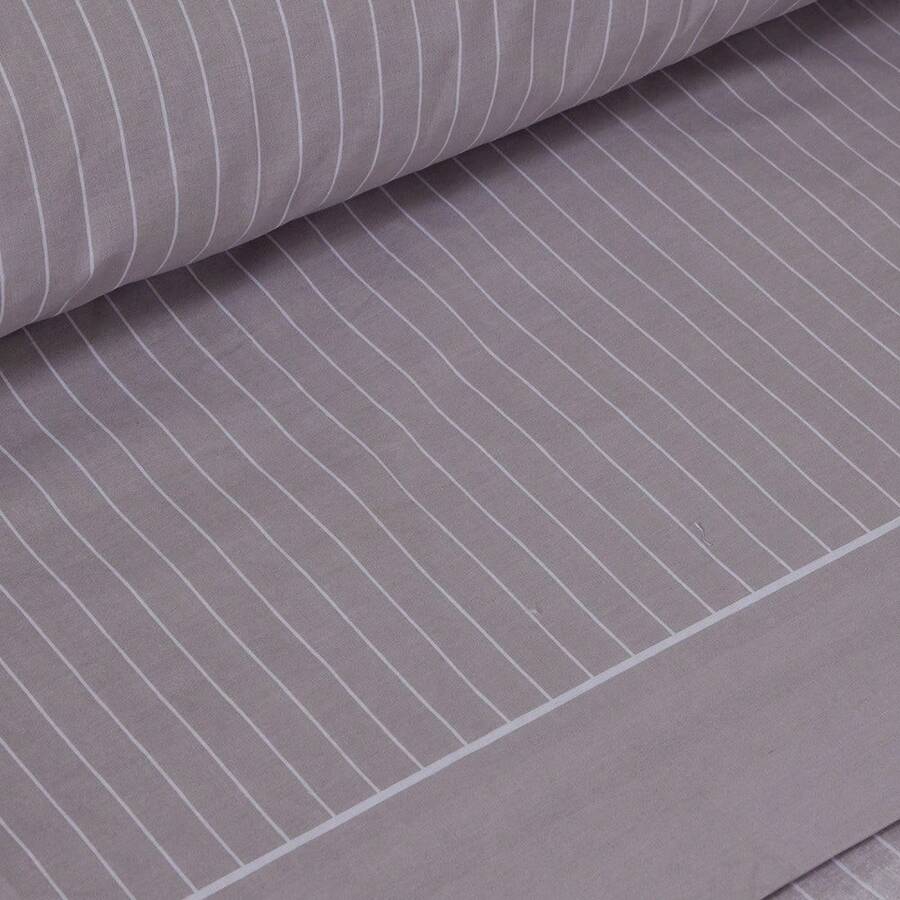 Diezx10 10xDIEZ Juego de sábanas algodón naia beig - Beige - Cama de 135cm