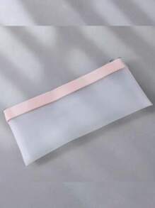 Individuelle, lässige TPU-Reißverschlusstasche mit Buchstabenmotiv, mehrfarbige Bankeinlagen-Geldbörse, 7,82 x 3,94 Zoll großer transparenter Bargeld-Organizer-Umschlag, Urlaubs- und Alltagsgeschenk für Tochter/Ehefrau/Oma/Klassenkameradin/Freundin/Großtante
