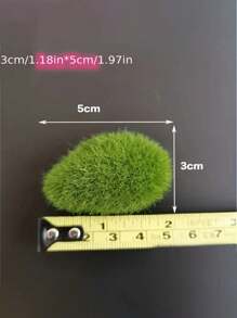 Set de 10/20/30 piezas de piedras artificiales de musgo realistas - Rocas de musgo falso verde vibrante, aptas para jardines de hadas, arreglos florales y manualidades - Regalo ideal para jardineros y entusiastas del DIY