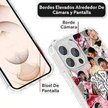 Funda Sad Boyz Junior H Compatible Con iPh y Sam, Protector Antigolpes Ensamblada En México - transparente - Ver 3