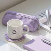 This Ceramic Mug Features An INS-Style Design With A Creamy Texture And English Sentences On It. It Can Be Used To Hold Milk, Coffee, Tea, And Other Beverages. It Is Particularly Suitable For Multiple Scenarios Like At Home And In The Office, And Can Be Used Both In Summer And Winter. Back To School
