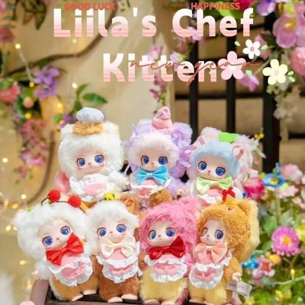Lira Series 1st, 2nd, 3rd, 4th Generation Pastry Chef, Surprise Box, Cards, Blind Box Figurines, PVC Material Gift Decoration, Festival Gift, Valentine's Gift, Birthday Gift, Premium Gift Box, Figurine Decor, Car Decor, Office Decor, Collector's Item, Model Figurine, SSR Limited Blind Box, BJD, Stress Relief
