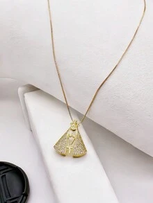 Gold Necklace With Our Lady Of Aparecida Pendant - Vàng - Xem 2