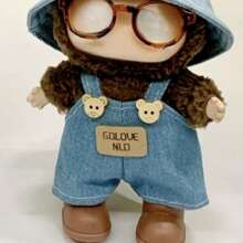 4pcs LAB UBU Doll Clothes, Blindbox Hanging Accessory Casual Hoodie Outfit Set, Suitable For 15cm-17cm (5.9in-6.69in) Dolls, Doll Replacement Clothes/Shoes, Fit For Birthday, Festival, Valentine's Day Gifts, Unisex