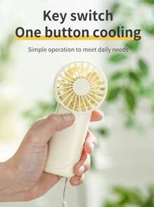RAF 1pc Handheld Portable Fan Battery Powered Portable Fan Suitable For Office Dormitory Portable Fan Silent Portable Fan