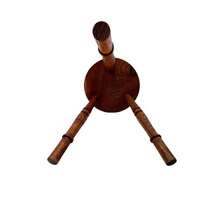 Vintage Oak Tripod Stool - Home Decor - 1 - View 3