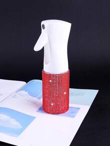 1pc 200ml Rhinestone Studded Sprayer Bottle, High Pressure Fine Mist Dispenser, Refillable Empty Bottle For Toner, Alcohol - Multicolor - View 12