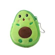 Cartoon Coin Purse, Cute Plush Backpack Pendant, Avocado Small Funny Girl Coin Pouch