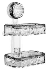 1pc Suction Cup Soap Dish, Strong Vacuum Suction Cup Soap Holder Without Drilling, Removable, Suitable For Shower, Bathroom, Bathtub And Kitchen Sink Bathroom Decor Fall Decor Back To School
