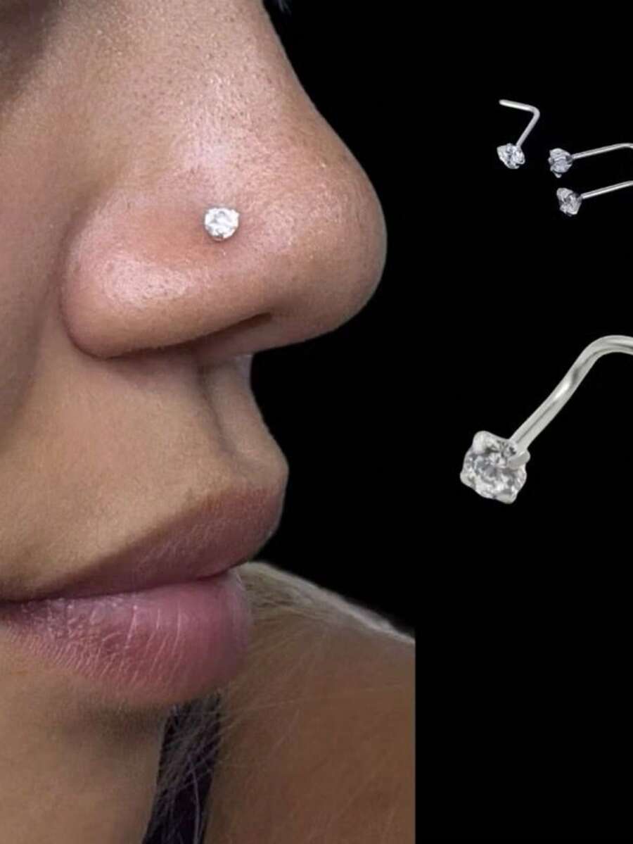 Women Nose Ring - Bạc - Xem 1