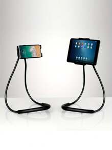 Regulowany uchwyt na telefon komórkowy 360 stopni, który utrzymuje telefon w stabilnej pozycji, umożliwiając korzystanie z niego bez użycia rąk podczas leżenia na łóżku i oglądania telewizji