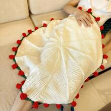 Handmade Rose Bouquet Blanket DIY Kit - Multi-Functional Yarn Crochet Floral Bouquet That Transforms Into A Soft, Warm Blanket, Ideal For Office Naps, Home, A/C, Fashionable And Versatile, Creative Holiday Gift For Girlfriend, Friend, Mom, Teacher