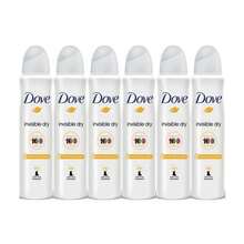 6 Pack Dove Woman Body Deodorant Spray 250 Ml 8.45 Fl Oz Anti-Perspirant Invicible - 無敵 - 查看 1