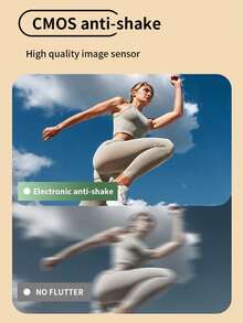 Appareil photo numérique 4800MP avec écran rotatif 2,4", capteur CCD rechargeable, sans carte mémoire, avec plusieurs modes de filtre. Appareil photo portable anti-vibration avec zoom intelligent, convient pour la prise de vue en extérieur. - Multicolore - Voir 7