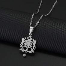 1pc Morocco Pendant Necklaces Maroc‎ Stainless Steel National Jewelry - Multicolor - View 15