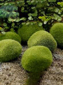 Set de 10/20/30 piezas de piedras artificiales de musgo realistas - Rocas de musgo falso verde vibrante, aptas para jardines de hadas, arreglos florales y manualidades - Regalo ideal para jardineros y entusiastas del DIY