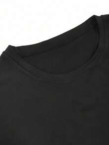 Character Movie Bucky Barnes Shirt And Homage T-Shirt  Stan Shirt 2024 COTTON Fashion  Basic Crew Neck T-Shirts,Basic Crew Neck T-Shirts,Minimalist Design Top - 黑色 - 查看 4