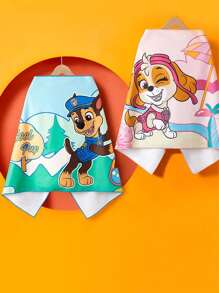 Paw Patrol Paw Patrol Schwimmbad Handtuch, tragbar und zum Einwickeln, fürs Baden und Körpertrocknen, schnelltrocknend und saugfähig, Strandtuch Raumdekoration Heimdekoration