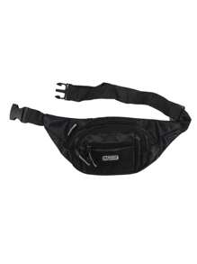 1pc Universal Nylon Sports Fanny Pack For Men & Women - Solid Color, Non-Waterproof, Zippered Waist Bag With Adjustable Strap For Hiking, Travel, Camping, Running & Outdoor Activities