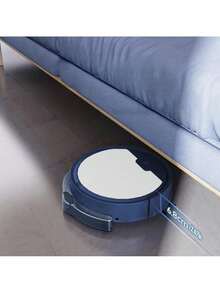 Household Sweeping Mop Vacuum Cleaner, App Control, Intelligent Cleaner, Automatic Planning Path, High-Efficiency Dust Removal, Strong Suction, Multi-Functional Cleaning, Suitable For Hard Floors, Carpets And Other Floors, Easy Cleaning Of The Home Environment. - Blue and White - View 9
