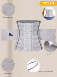 1pc Wrap Waist Trainer Double Belt Body Shaper Corset Shapewear Slimming Sheath Woman Flat Tightens Belly Sheath Waist Trainer Body Shaper