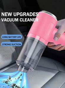 Aspirateur sans fil 3-en-1 avec forte aspiration - portatif, rechargeable et polyvalent pour utilisation dans la voiture, le bureau ou la maison - comprend un suceur plat et des accessoires, longue durée de vie de la batterie, idéal pour la poussière, les débris et les poils d'animaux, aspirateur de voiture, accessoires de voiture