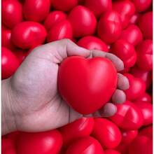 7cm Foam Sponge PU Love Grip Strength Ball Medical Rehabilitation Ball Heart-Shaped Pinching Pressure Relief Gift - Nhiều màu - Xem 4