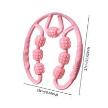 Rullo da massaggio sportivo anti-cellulite, massaggiatore per corpo e gambe, dispositivo per allenamento yoga a forma di U per rilassamento muscolare, accessori per ginnastica e fitness (rullo a goccia d'acqua)