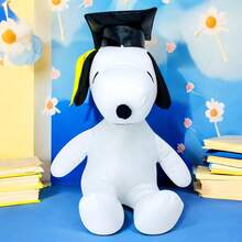 DANICO Oso Firmas Dedicatorias Firmar Muñeco de Peluche Recuerdo Graduación PREMIUM Hombre Mujer Niño Niña Ideal para regalo de Fin de Curso Toga y Birrete - Perrito Graduación - Ver 4