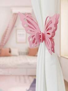 1pc Bow Curtain Clip, Decorative Bedroom Soft Furnishing, Hair Clip, Curtain Holdback Room Decor Home Decor Living Room Decor Curtains
