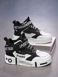 Zapatillas casuales de moda de caña alta y baja para adolescentes y niños, zapatos deportivos cómodos, zapatos para correr, zapatos para skateboarding