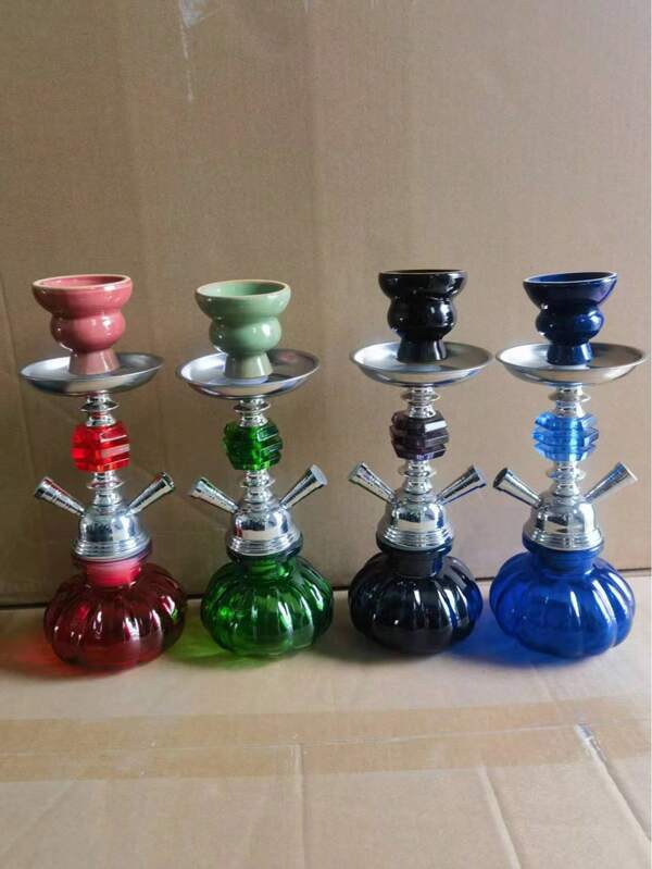 1pc Hookah Set, Including Hookah, Hookah Pipe, Small Size Dual Hose Hookah, Gift For Holidays