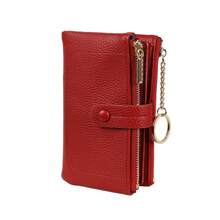 1pc Japanese Style Portable Matte Zipper Coin Purse, Fashion Minimalist Large Capacity Snap Clutch, Suitable For Ladies, Students, Career Women, Office Worker, Commute, Travel For Women Wallet Mini Wallet Purse Wallet Coin Wallet