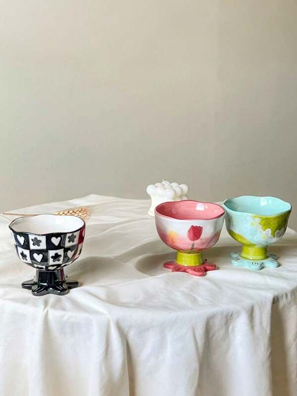 1 Stück handbemalte Frühstücks-, Kaffee- und Dessert-Tasse, unverzichtbares Geschenk für Feiertage