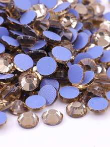 SS6 2mm Multi Color Glass Hotfix Rhinestones 1440pcs Round Shape Crystal Strass Flat Back Hotfix Rhinestone For Clothes Garment Decoration