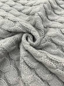 女士休闲纯色圆领纽扣前短袖开襟短款针织上衣开衫毛衣，开襟衫针织短款纽扣圆领轻便上衣女士长袖柔软衬衫复古 Y2k，春夏秋冬 - 灰色 - 查看 11