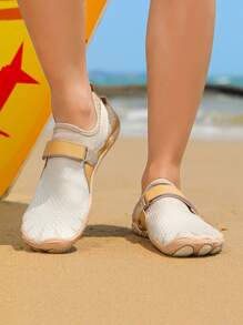 Zapatos acuáticos de verano para adolescentes, niñas y niños; zapatos para exteriores de senderismo en arroyos; zapatos de playa para hombres con suela de goma antideslizante, de tela de malla transpirable y de secado rápido; aptos para natación, exploración de orillas, correr, saltar a la cuerda, fitness, rafting y surf