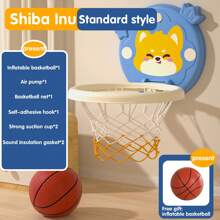 Mini Basketball Wurf-Spiel mit Saugnapf-Rückwand, familienfreundliche Aktivität für drinnen für Jungen und Mädchen von 3-5 Jahren, fördert Motorik und Koordination, perfektes Geburtstagsgeschenk