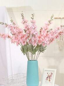 1pc Artificial Blue Babysbreath Flower, Party, Holiday, Wedding Home Decor Fake Flower