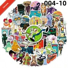 Warner Bros. 1 Set 50PCS Anime Stickers-, Cute Cartoon Cat Mouse Waterproof Stickers For Kids Girls Adults, Funny Stickers For Decoration Scrapbook Laptop Guitar Luggage Classroom Rewards