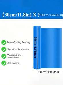 لفة 1/2 شريط إصلاح مقاوم للماء، مقاوم للماء، عازل للحرارة، مقاوم للصدأ، لاصق قوي، مقاوم لدرجات الحرارة العالية، مناسب لأسطح المعادن في المنزل والمصنع، تجديد السقف والصفائح الحديدية، سد الشقوق، مستلزمات إصلاح المنزل - متعدد الألوان - مشاهدة 24