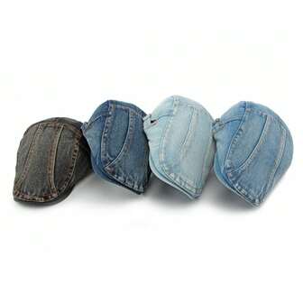 Men Women Newsboy Hats Flat Ivy Gatsby Cabbie Driving Golf Casual Vintage Berets Hat Adjustable Dad Cap All Season