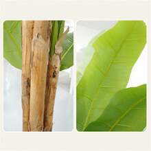 Huisuilinss Artificial Banana Tree,Faux Banana Tree With Planter,Artificial Plants With Faux Banana Leaves,Fake Plant For Home Office Decor - 1.9m - View 3
