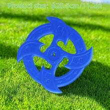 1PC EVA Flying Disc, Soft Rubber Hand Thrown Flying Disc, Boomerang, Rebound Tag, Soft Flying Disc, Safe Outdoor Flying Disc Suitable For Outdoor Interaction, Park Outdoor Play, And Gift Exchange - Multicolor - View 3