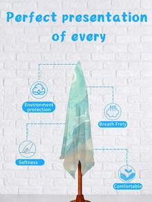 1pc Soft, Absorbent, Multi-Purpose, Quick-Dry Beach Towel With Rainbow Design, Suitable For Beach And Pool - Tropical Style, Machine Washable, Fade Resistant Bathroom Decor Summer - Multicolor - View 6