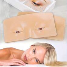 5D Realistic Silicone Makeup Practice Board, Easy To Clean And Reusable Face Painting Practice Board, Ideal Tool For Artists, Beginners, And Makeup Artists To Master Makeup Techniques