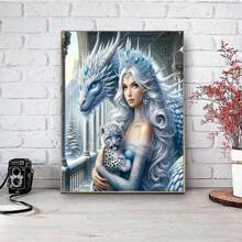 قطعة واحدة مجموعة دمج الألماس 5D DIY تتضمن ألماس جميل ومجموعة أدوات، بدون إطار، متعددة الأحجام متوفرة - مناسبة لديكور حائط المنزل، هدية عطلة مثالية