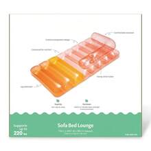 6ft Rose Pink Inflatable Sofa Bed Lounger – Stylish Comfort For Pool & Beach - default - View 8