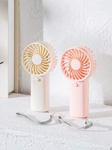 Ventilateur mini portatif à piles de dessin animé, usage personnel portable